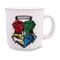 Harry Potter Hogwarts Crest Ceramic Camper Mug | Holds 20 Ounces